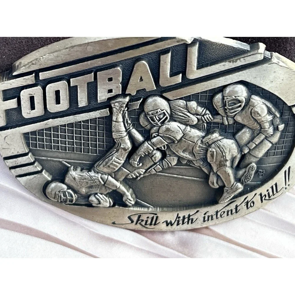 New First Edition Brass Tackle Football Nfl Nfc Football Quarterback NOS Vintage